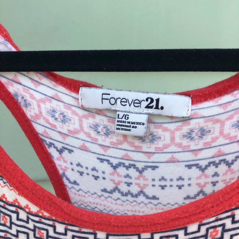 Orange Aztec tank - Picture 5 of 5